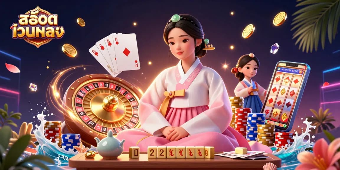 Spin the reels and win big at สล็อตเว็บตรง with this captivating casino scene.