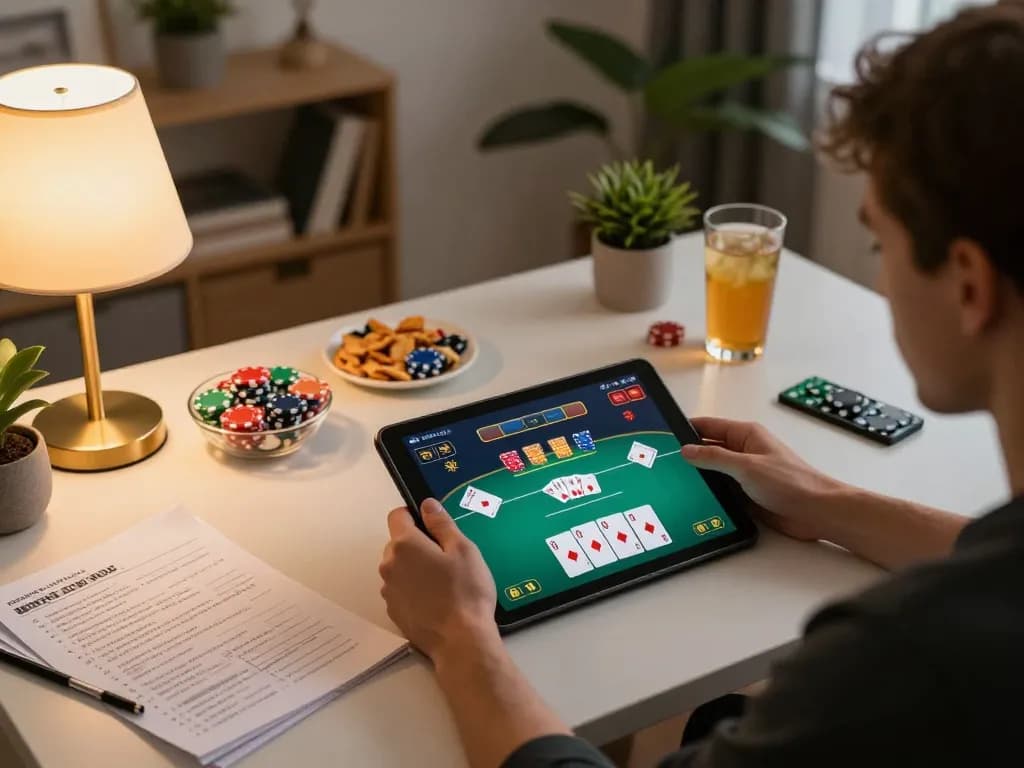Experience winning strategies on 58win with thrilling online poker sessions and cozy home setups.