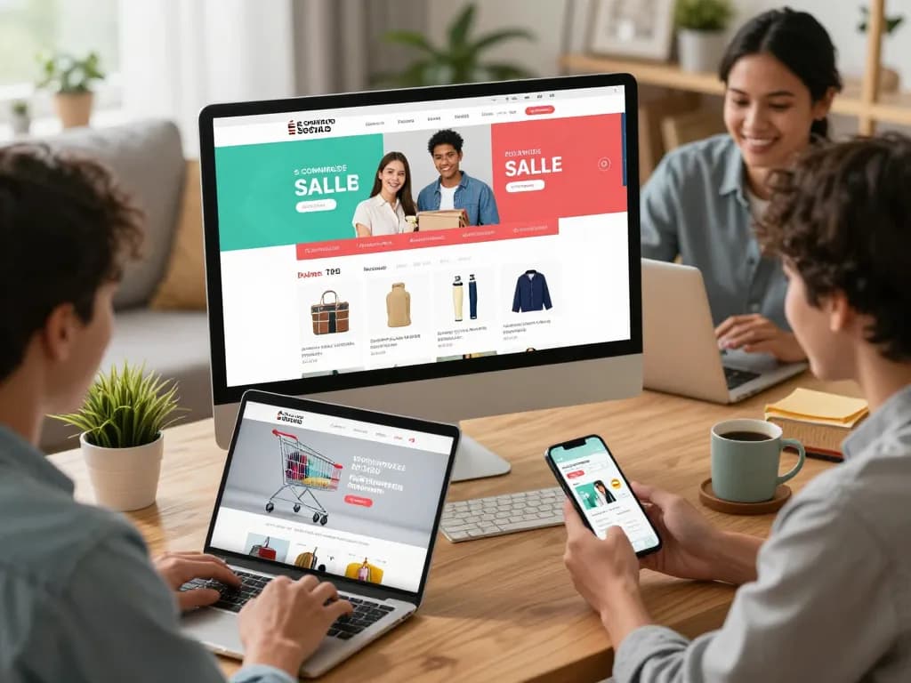 Explore sales and new products at https://hubet88.icu/ in an engaging online shopping scene.
