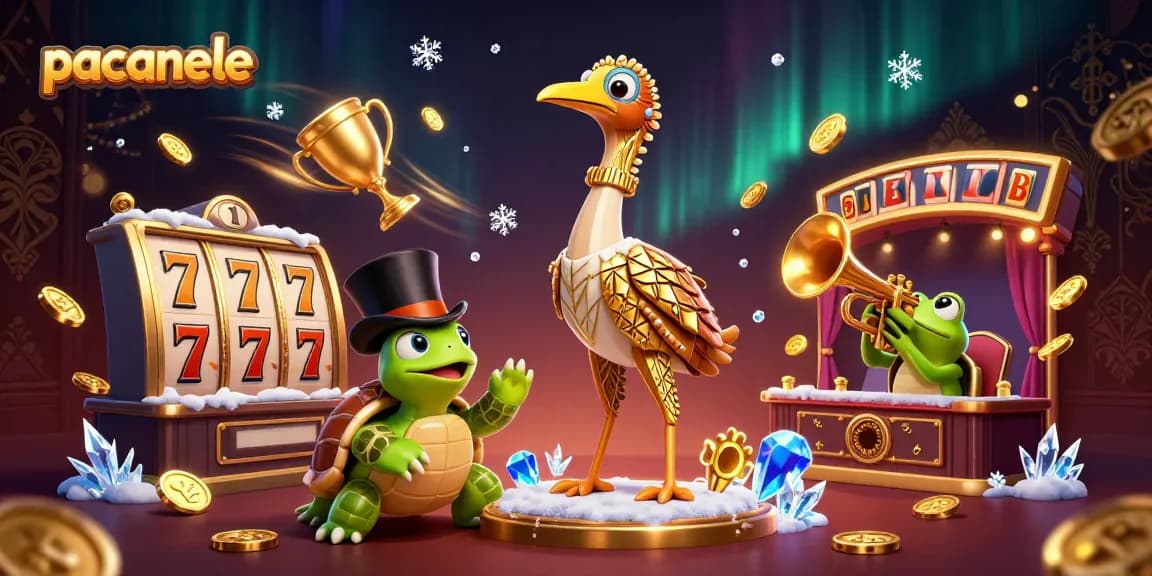 Joacă pacanele online și câștigă premii fabuloase în această ilustrație captivantă.