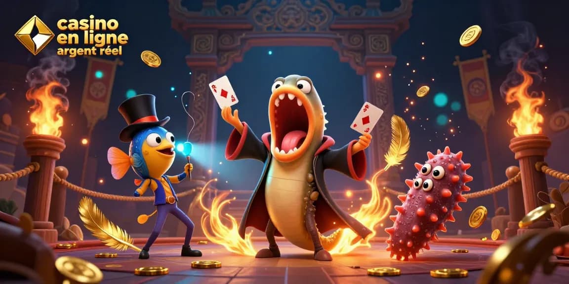 Émerveillez-vous dans un casino en ligne argent réel avec des créatures marines extraordinaires et des éléments de jeu captivants.