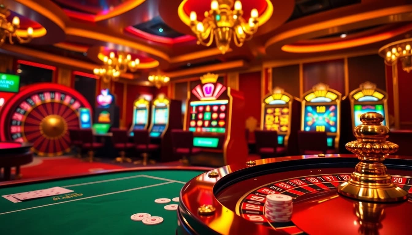 L'excitation de parier au meilleur casino en ligne France, mettant en avant la roulette et les machines à sous.