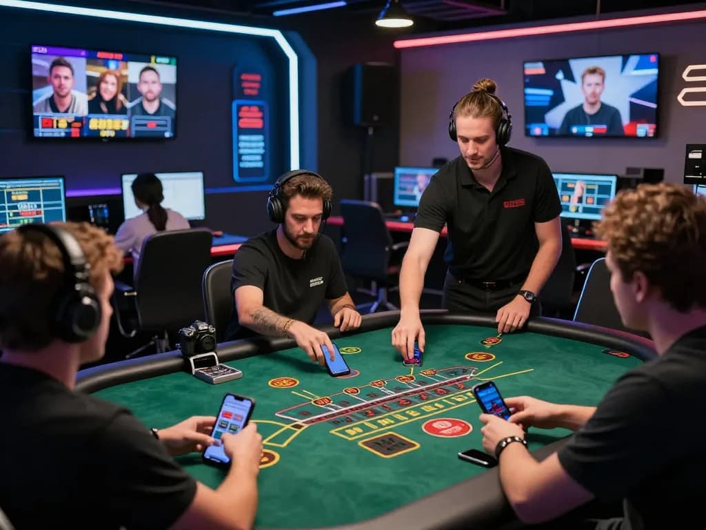 Participate in thrilling blackjack at TG88's live gaming table, showcasing dealer interaction and vibrant atmosphere.