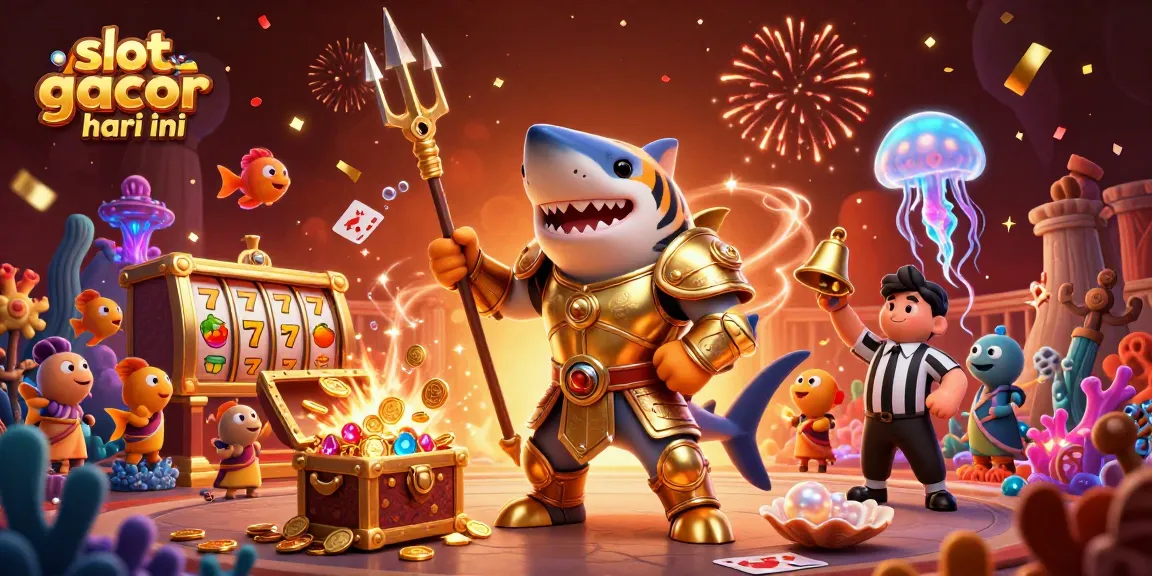 Engage with slot gacor hari ini while exploring vibrant underwater slots game scenes.