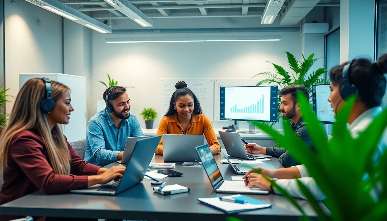 Professional collaboration in managed IT services Lakeland office environment
