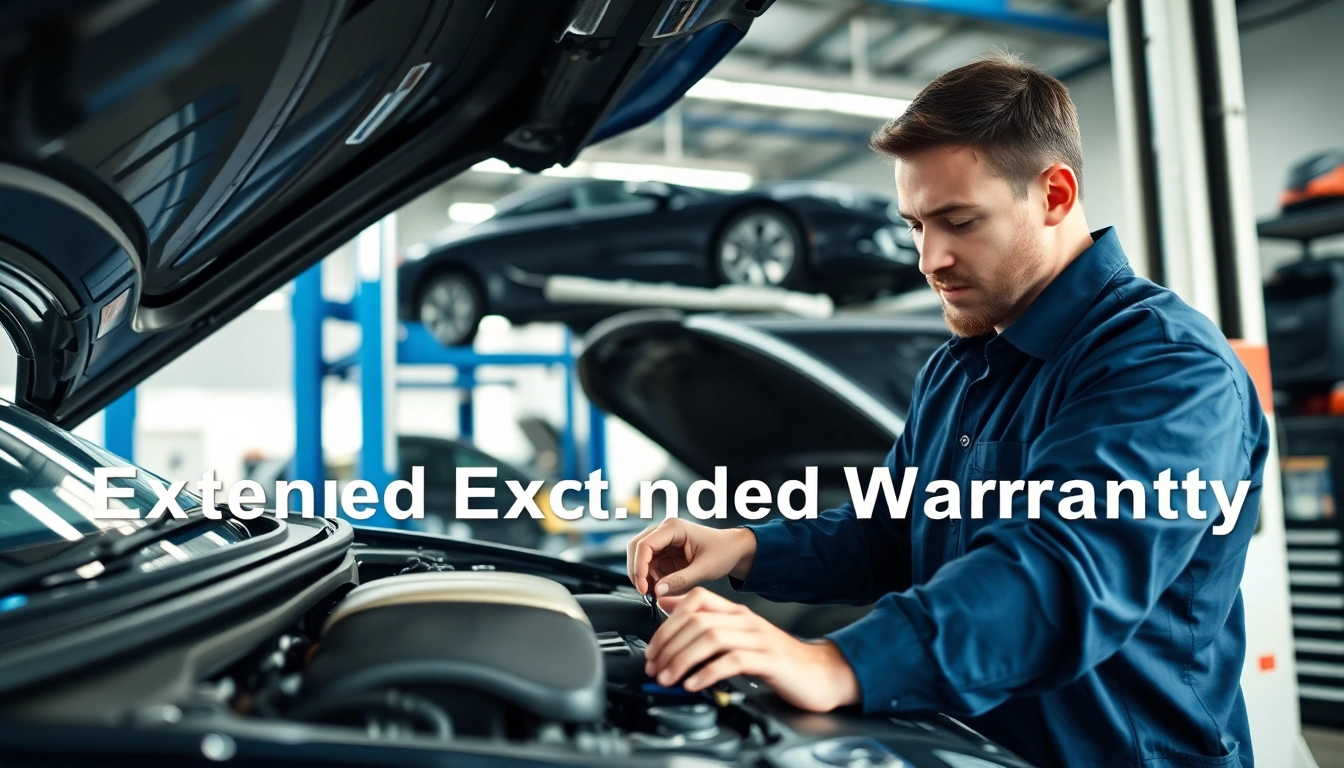 Mechanic inspecting a vehicle to illustrate the importance of an extended warranty after factory warranty expires.
