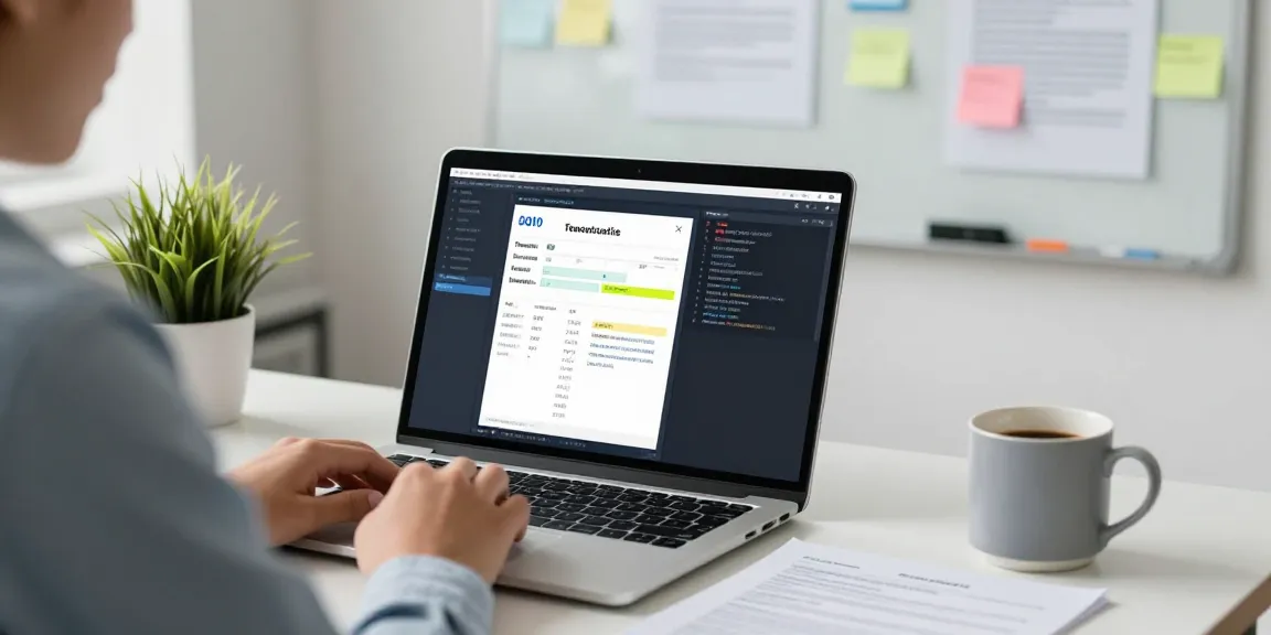 Verify fraud receipts using advanced AI technology in a modern office environment.