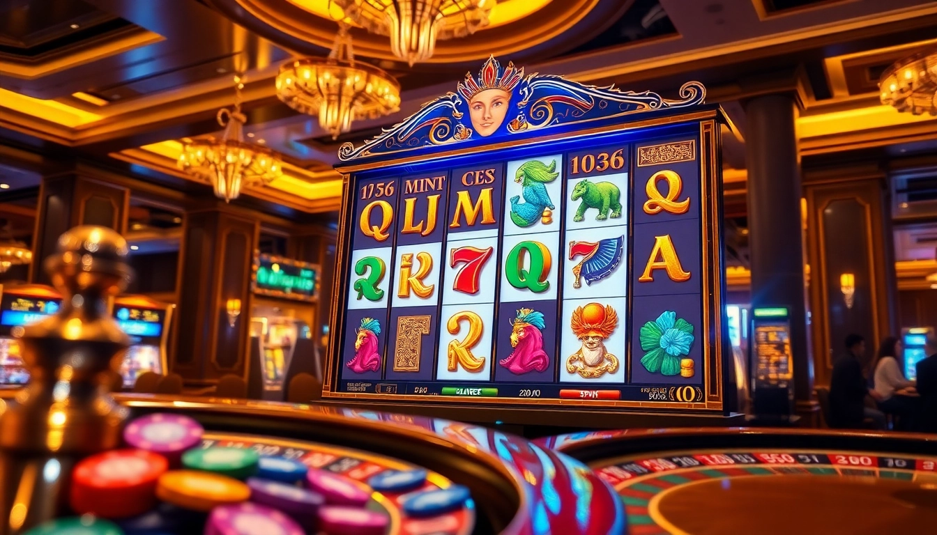 Rasakan permainan yang mendebarkan pada mesin slot Olympus di dalam setting kasino yang mewah.