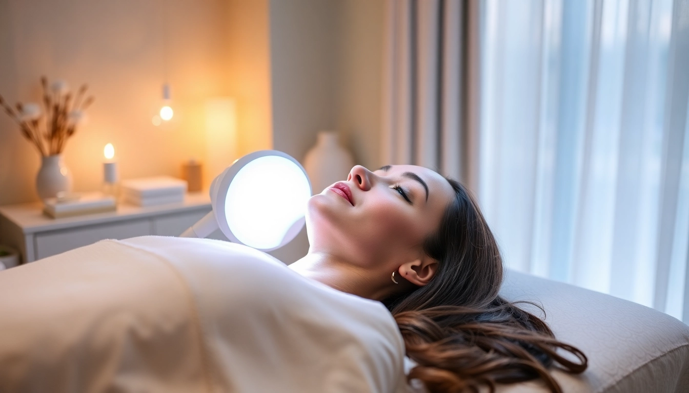 Experience LED facial therapy Queens NY with soothing spa environment and relaxing treatment.