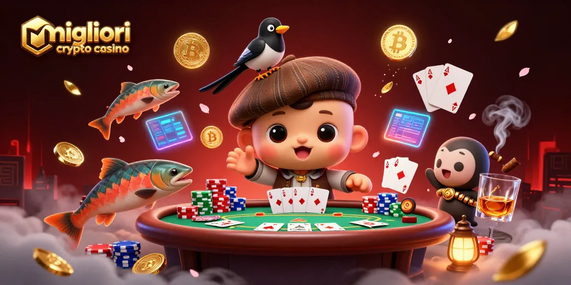 Gioca nei migliori crypto casino con divertenti personaggi tra poker e criptovalute.