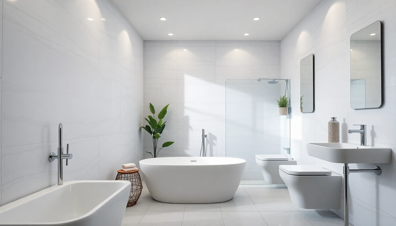 Professionelle Badezimmergestaltung mit hochwertigen Sanitäranlagen von sonni sanitär GmbH im modernen Stil.