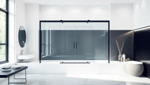 Installer une paroi de douche 150x200 élégante dans une salle de bain moderne.