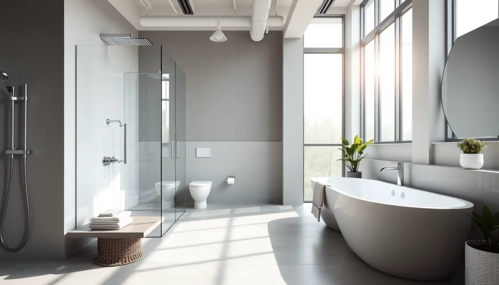 Sonni sanitär GmbH zeigt elegante Badezimmerlösungen mit modernen Duschen und Armaturen