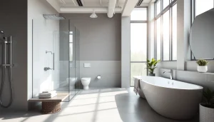 Sonni sanitär GmbH zeigt elegante Badezimmerlösungen mit modernen Duschen und Armaturen