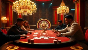 Bongdalu offers a thrilling poker experience with players immersed in high-stakes games.