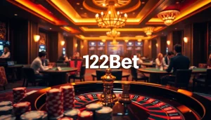 Exciting casino experience featuring online betting scenes and the keyword ink vao 12bet prominently displayed.