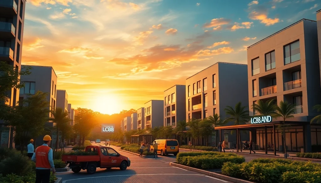 Visit LC88 Land - A modern land development project showcasing innovative architecture amidst vibrant landscapes.