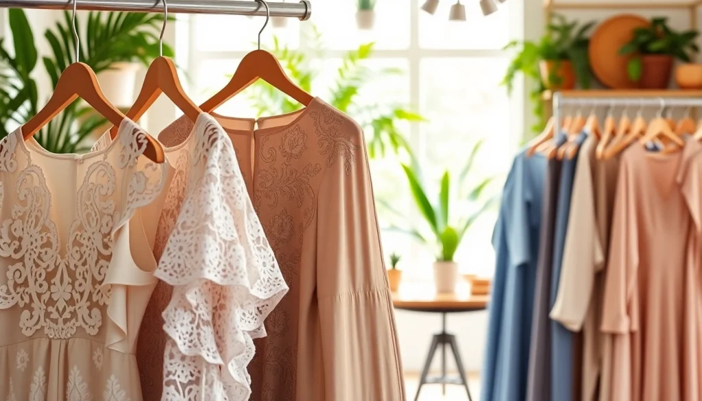 Showcase of Rivelle fashion collection highlighting elegance and craftsmanship.