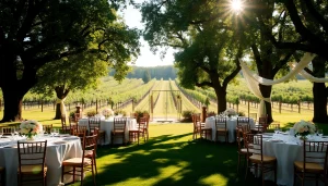 Capture the experience at Clarksburg Wedding Venues with a beautiful outdoor wedding setup.