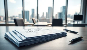 Understand warranty protection plans with a detailed document displayed on a modern office desk.