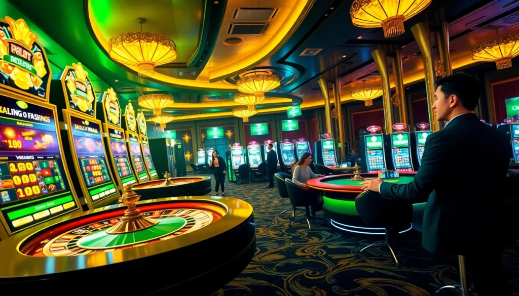 Engage with the thrilling fly88 code promotions at a luxury casino scene.