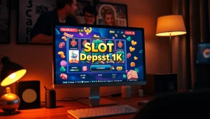 Menangkan hadiah besar dengan slot deposit 1k di layar permainan yang cerah dan menarik.