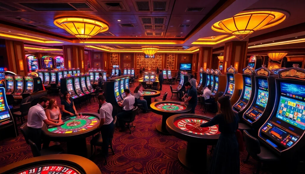 Players enjoying an exciting game at the xx88 kjc casino, showcasing the thrill of gambling.