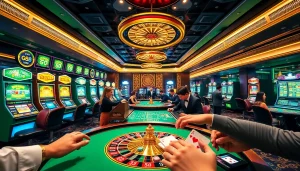 Experience thrilling wins at gg88 casino with vibrant gaming tables and eager players.