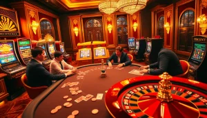 Vivez l'excitation au meilleur casino en ligne France avec une partie de poker dynamique et des machines à sous.