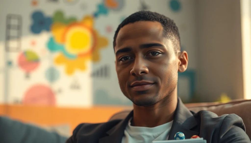 Individual displaying anxiety symptoms while in a serene setting, highlighting mental wellness.