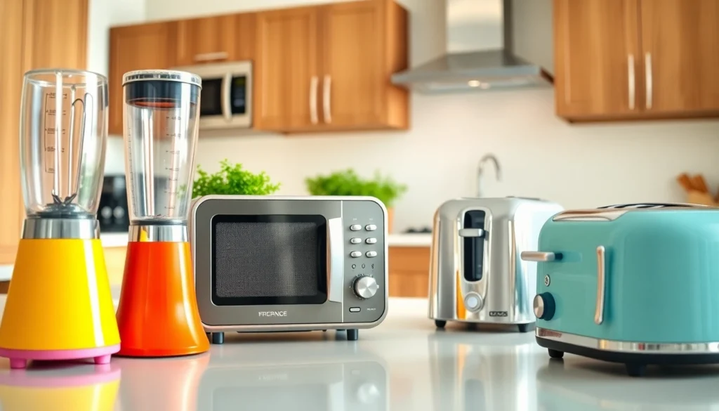 Showcasing affordable appliance options in a stylish kitchen setting.