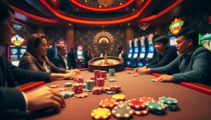 Découvrez l'excitation du meilleur casino en ligne France avec une action de poker dynamique et une roulette qui tourne.