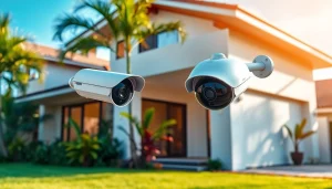 Cámaras de seguridad en Liberia que mejoran la protección del hogar en un entorno moderno.