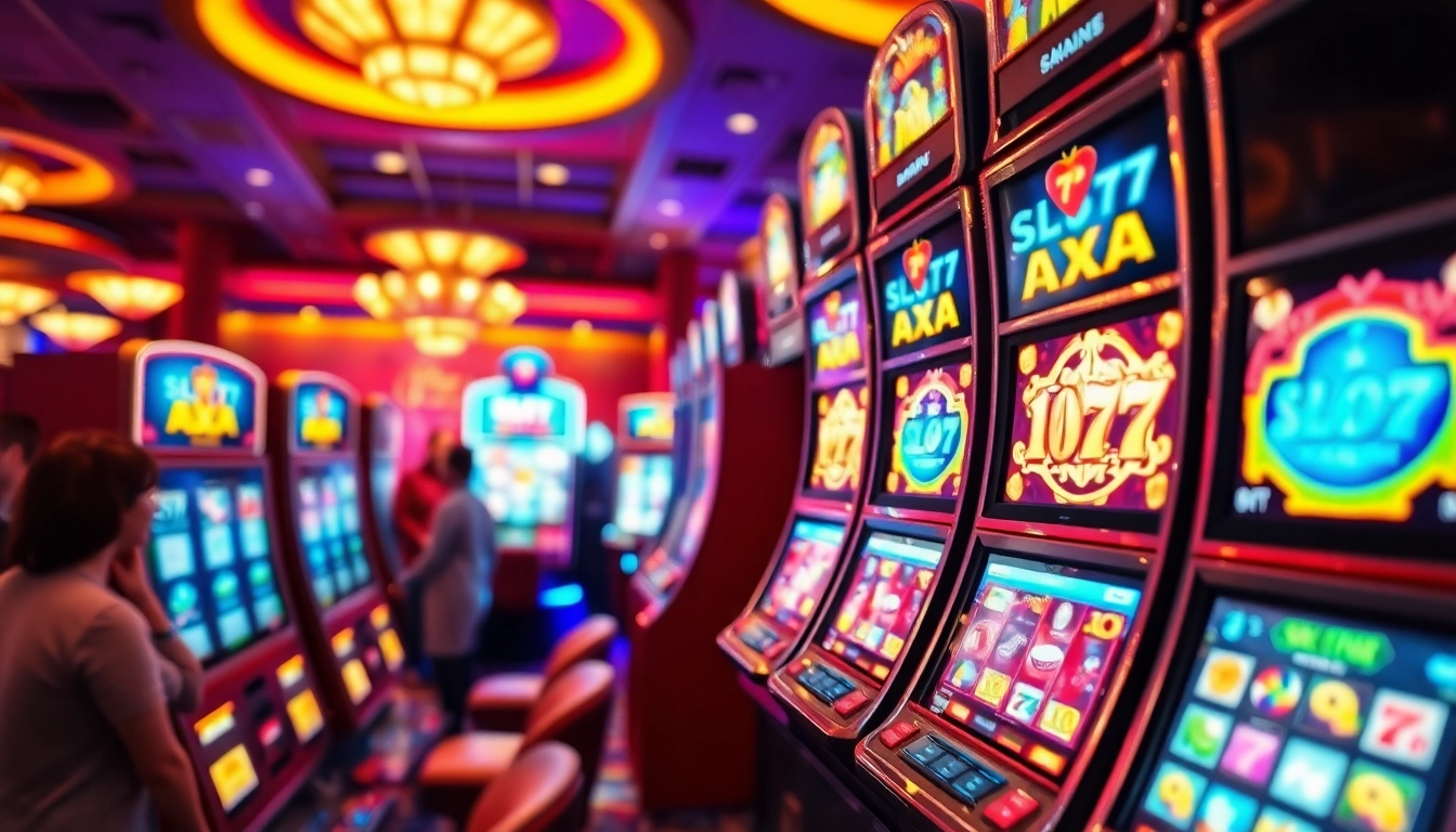 Slot77 memberikan pengalaman mendebarkan di kasino dengan mesin slot yang berwarna-warni.
