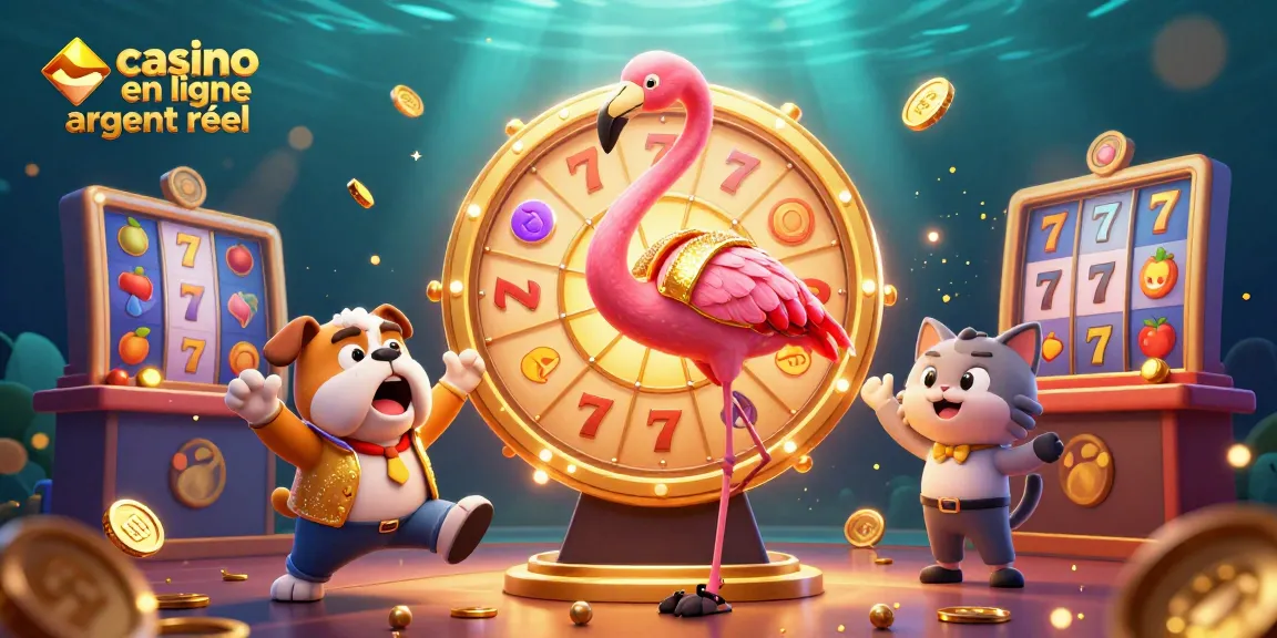 Jouez à des jeux captivants au casino en ligne argent réel avec des personnages joyeux et des éléments de jackpot.