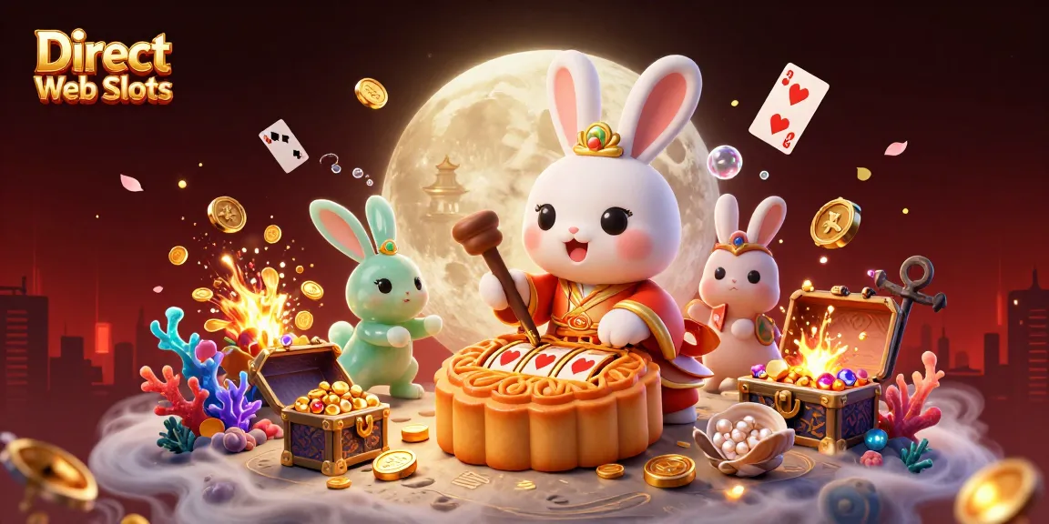 Spin to win big with Direct Web Slots featuring playful characters amidst lavish casino elements.